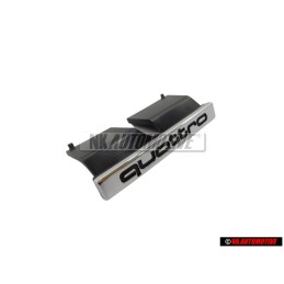 Original Audi QUATTRO Front Grill Badge Emblem Chrome - 8J0853736 2ZZ