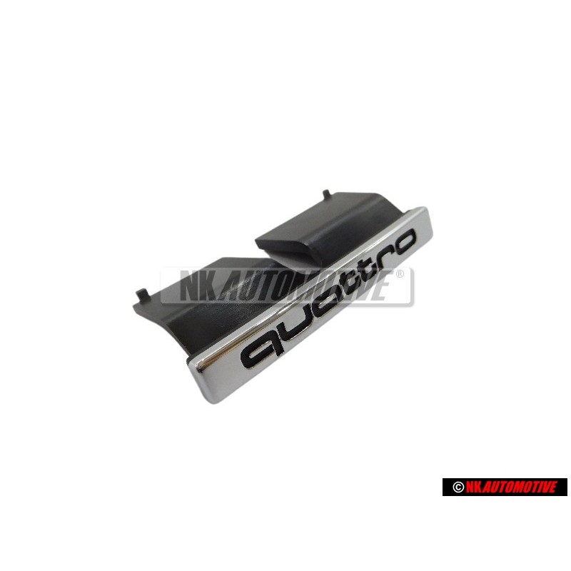 Original Audi QUATTRO Front Grill Badge Emblem Chrome - 8J0853736 2ZZ