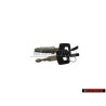 Original VW Rear Boot Lid Lock Cylinder with Keys - 865827573C