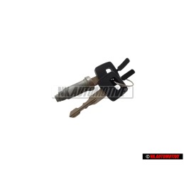 Original VW Rear Boot Lid Lock Cylinder with Keys - 865827573C