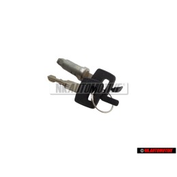 Original VW Rear Boot Lid Lock Cylinder with Keys - 865827573C
