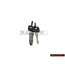 Original VW Rear Boot Lid Lock Cylinder with Keys - 865827573C