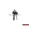 Original VW Rear Boot Lid Lock Cylinder with Keys - 865827573C