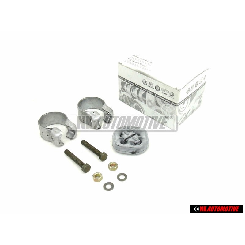 Original VW Exhaust Clamps 42.5 and Retaining Ring - 861298001B