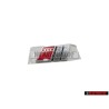 Original Audi S4 Rear Boot Badge Emblem Chrome Red - 8D5853737G 2ZZ