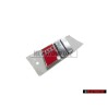 Original Audi S4 Rear Boot Badge Emblem Chrome Red - 8D5853737G 2ZZ