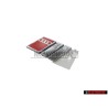 Original Audi S4 Rear Boot Badge Emblem Chrome Red - 8D5853737G 2ZZ