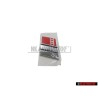 Original Audi S4 Rear Boot Badge Emblem Chrome Red - 8D5853737G 2ZZ