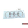 Original Audi Rings Rear Boot Badge Emblem Chrome - 4F9853742 2ZZ