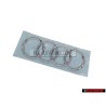 Original Audi Rings Rear Boot Badge Emblem Chrome - 4F9853742 2ZZ