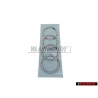 Original Audi Rings Rear Boot Badge Emblem Chrome - 4F9853742 2ZZ