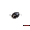 Original Audi Side Badge Emblem Black Chrome - 447853621 01C