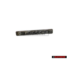 Original Audi QUATTRO Dashboard Badge Emblem Chrome - 4D0853682 2ZZ