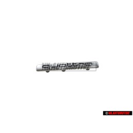 Original Audi QUATTRO Dashboard Badge Emblem Chrome - 4D0853682 2ZZ