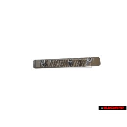 Original Audi QUATTRO Dashboard Badge Emblem Chrome - 4D0853682 2ZZ
