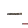 Original Audi QUATTRO Dashboard Badge Emblem Chrome - 4D0853682 2ZZ
