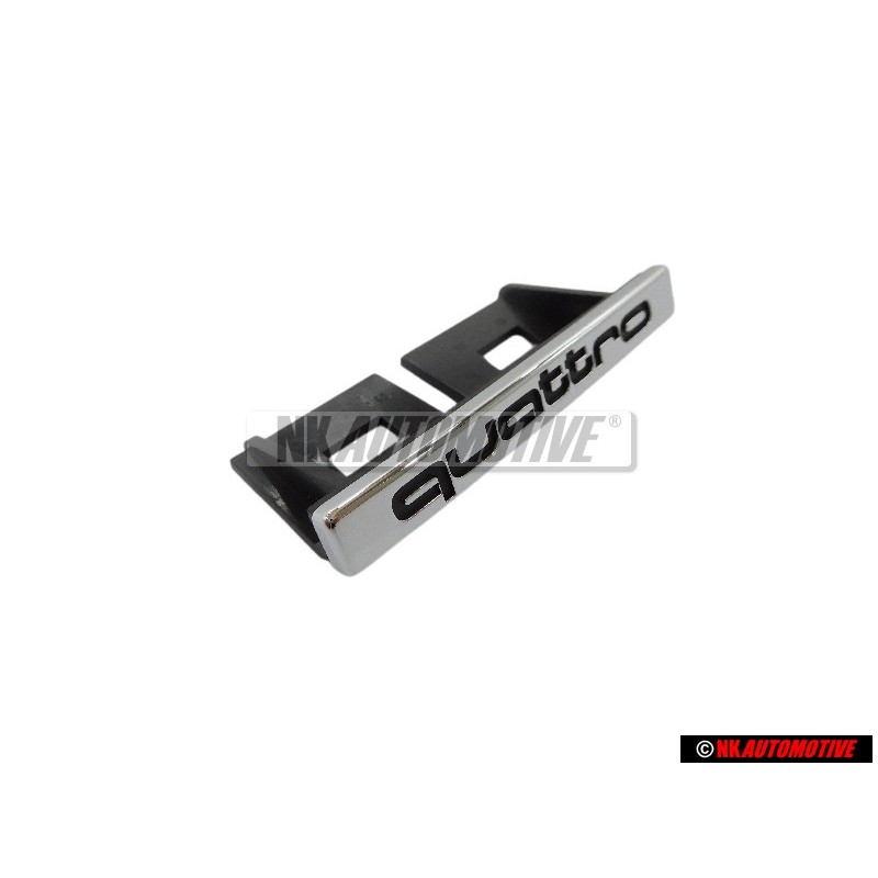 Original Audi QUATTRO Front Grill Badge Emblem Chrome - 8P4853736B 2ZZ