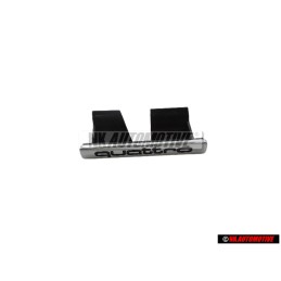 Original Audi QUATTRO Front Grill Badge Emblem Chrome - 8H0853736 2ZZ