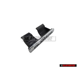 Original Audi QUATTRO Front Grill Badge Emblem Chrome - 8H0853736 2ZZ