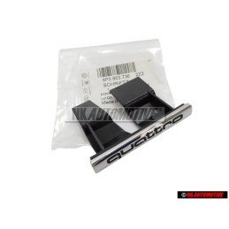 Original Audi QUATTRO Front Grill Badge Emblem Chrome - 8P3853736 2ZZ