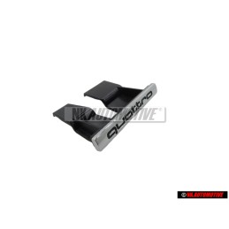 Original Audi QUATTRO Front Grill Badge Emblem Chrome - 8P3853736 2ZZ