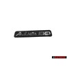 Original Audi 80 Dashboard Badge Emblem Black Chrome - 8A0853681D