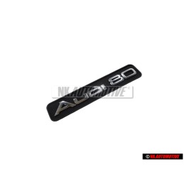 Original Audi 80 Dashboard Badge Emblem Black Chrome - 8A0853681D