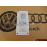 Original Audi V8 Rear Boot Badge Emblem Chrome - 8E0853601B