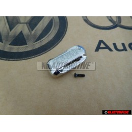 Original VW Key Cap Top Chrome Chromed with Screw - 5G0959893Q 2ZZ