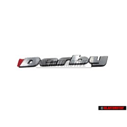 Original VW DERBY Rear Boot Badge Emblem - 6KM853687 GX2
