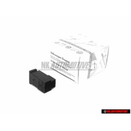 Original VW Flat Connector Housing 3 Pin - 161971975