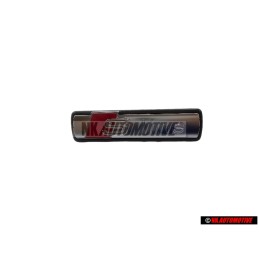 Original Audi S-LINE Front Grill Badge Emblem Black Chrome Red - 4F0853736A 2ZZ