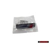 Original Audi S-LINE Front Grill Badge Emblem Black Chrome Red - 4F0853736A 2ZZ