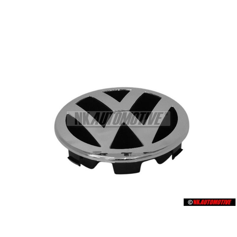 Original VW Front Grill Badge Emblem Chrome - 3B0853601C ULM