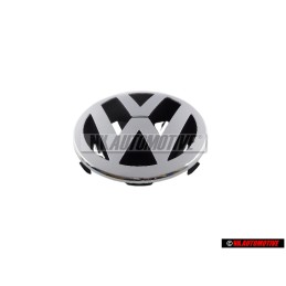Original VW Front Grill Badge Emblem Chrome - 3B0853601C ULM
