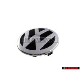 Original VW Front Grill Badge Emblem Chrome - 3B0853601C ULM