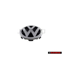 Original VW Front Grill Badge Emblem Chrome - 3B0853601C ULM