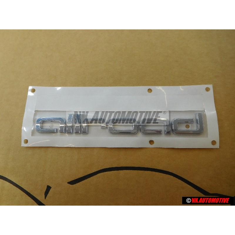 Original Audi ALLROAD Rear Boot Badge Emblem Chrome - 4Z7853735A 2ZZ