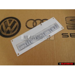 Original Audi ALLROAD Rear Boot Badge Emblem Chrome - 4Z7853735A 2ZZ