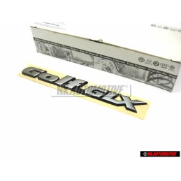 Original VW Golf GLX Rear Trunk Boot Badge Emblem - 1H6853687AKGX2