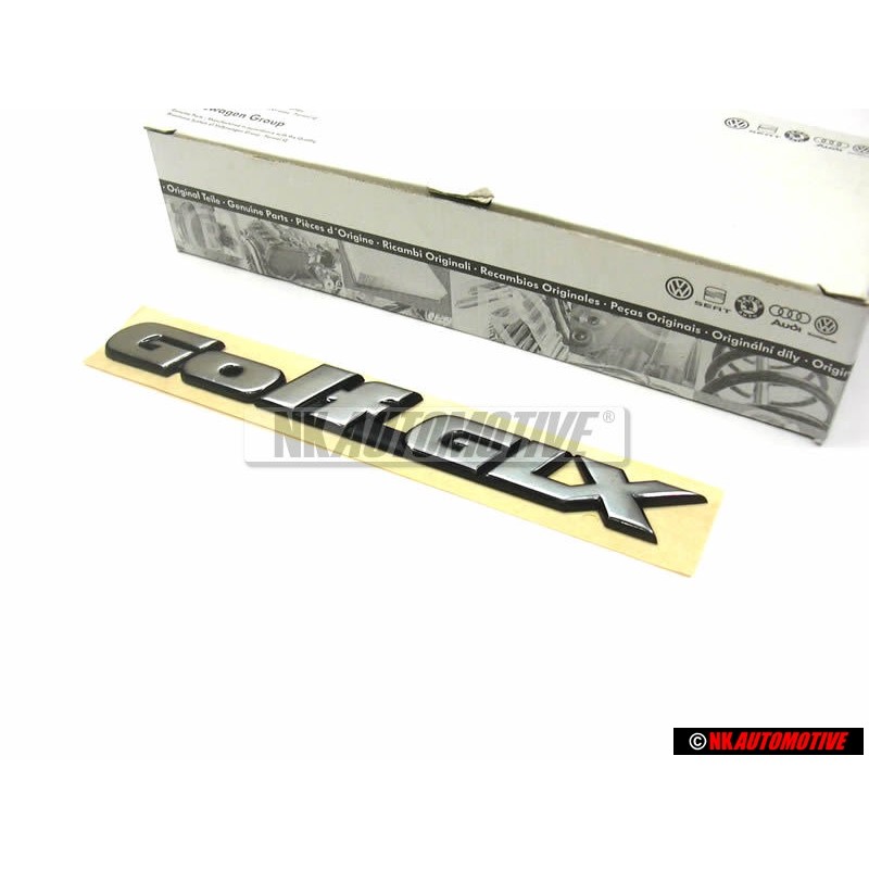Original VW Golf GLX Rear Trunk Boot Badge Emblem - 1H6853687AKGX2
