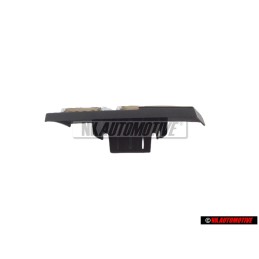 Original Audi S8 Front Grill Badge Emblem Black Chrome Red - 4E0853740