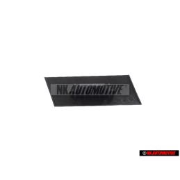 Original Audi S8 Front Grill Badge Emblem Black Chrome Red - 4E0853740