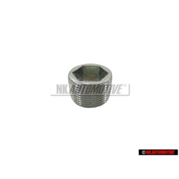 Original VW Oil Drain Plug, Magnetic - 113301141A