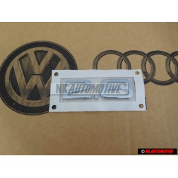 Original Audi 2.8 Rear Boot Badge Emblem Chrome - 4B0853743L 2ZZ