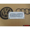 Original Audi 2.8 Rear Boot Badge Emblem Chrome - 4B0853743L 2ZZ