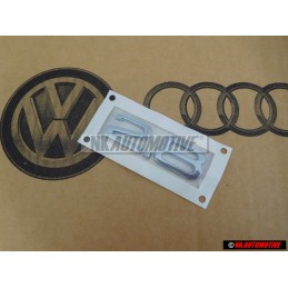 Original Audi 2.8 Rear Boot Badge Emblem Chrome - 4B0853743L 2ZZ