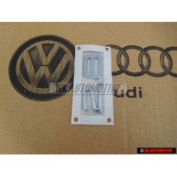 Original Audi 2.8 Rear Boot Badge Emblem Chrome - 4B0853743L 2ZZ