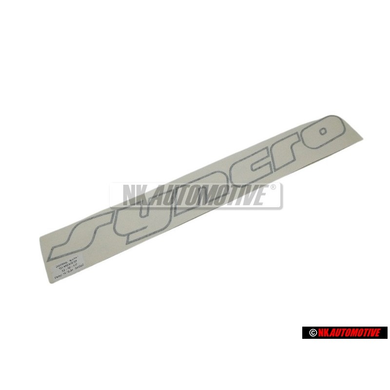Original VW Syncro Front Bonnet Decal Sticker - 701853679 6BX