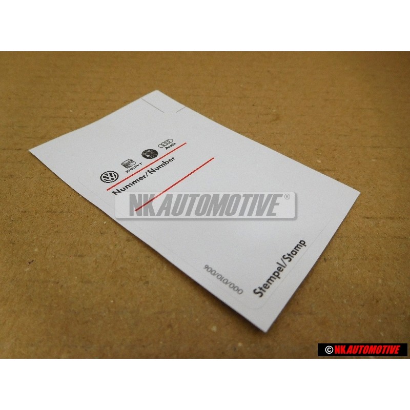 Original VW Sign - 000010006